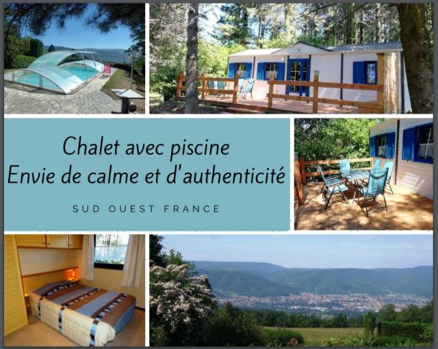 Photo Gte rural Pont de l'arn Envie de calme: chalet  avec piscine d ... 