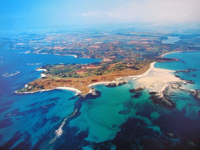 Photo Maison / Villa Landda L'aberwrach, maison vue mer les pieds  ... 