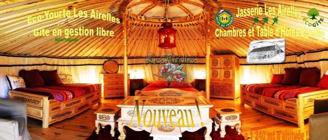 Photo Chambre d'hte et Yourtes Saint antheme Jasserie & co yourtes les airelles