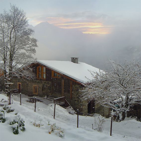 Photo Gte rural Bozel Chalet gte  l 'ours blanc