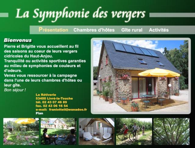 Photo Gte rural Livr la touche La symphonie des vergers
