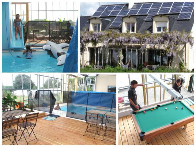Photo maison en pleine nature Heric Gite de groupe avec piscine en campagn ... 