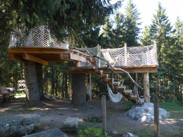 Terrasse arbres