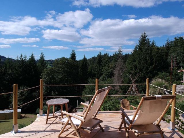 Terrasse arbre