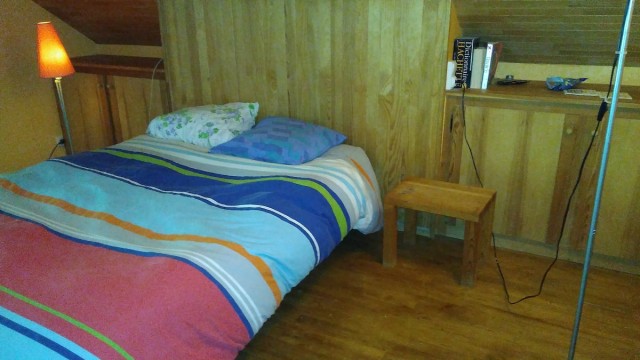 Chambre abricot