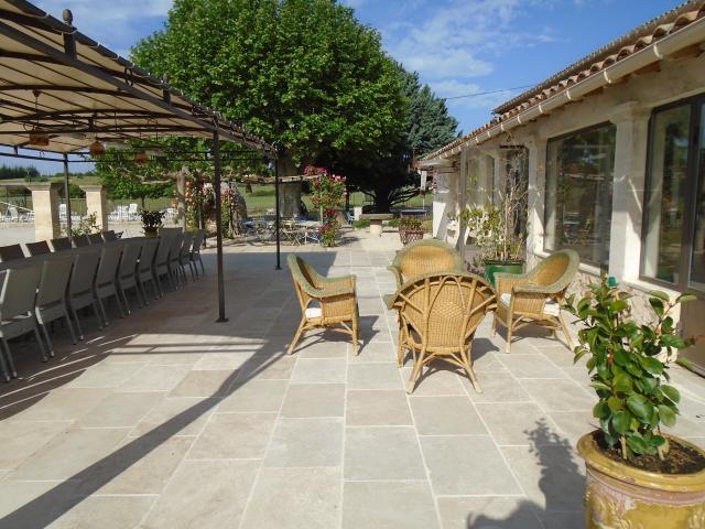 Terrasse face au luberon