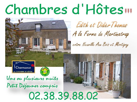 Photo Chambre d'hte Attray Ferme de martinatrap